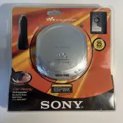 Sony Walkman D-E226CK Portable CD Player ESPMAX Silver With Car Kit New & Sealed