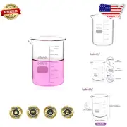 ASTM Certified 5000ml Glass Lab Beaker – 3.3 Borosilicate with Graduation
