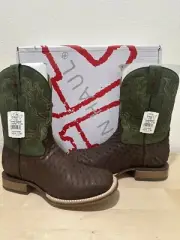 Men's Tin Haul Ruff & Tumble Boots Anvil On Fire Sole Handcrafted Brown 11 EE