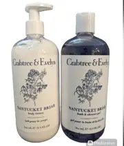 Crabtree & Evelyn Nantucket Briar Body Lotion Bath & Shower Gel 16.9 oz