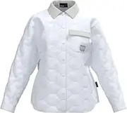 PING APPAREL(ピン アパレル) Pin Apparel 622-4220004 Women's Full Zip Blouson (Stretch) / Golf Outerwear, 030_white, L
