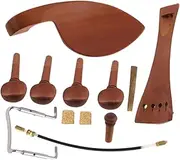 EPIGEIST 1set Violin Accessories Violin Shoulder Rest Violin Cork Tuner Kit Instruments Jujube Wood Violin Balance Rope Violin Tailpiece Violin Chin Rest Tuning Peg Wooden