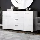 Buffet Sideboard High Gloss - White