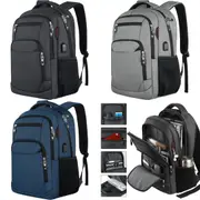 Laptop Backpack Business Travel Backpack with USB Charging Port Computer Bag Fits 15.6 Inch Laptop
