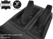 BLACK STITCH REAL LEATHER GEAR+HI-LOW BOOTS FOR MITSUBISHI SHOGUN SPORT 99-2008