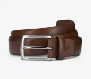 NEW Allen Edmonds Glass Avenue Leather Dress Belt Sz. 44 - Coffee Brown