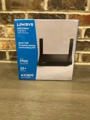 New sealed Linksys Max-Stream AX1800 Dual-Band Mesh Wi-Fi 6 Router MR7350
