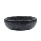 Round Marble Incense Holder White Ash Catcher Incense Bowl Polished