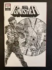 PUNISHER #1 Comic ORIGINAL ART COVER Muller MARVEL Jon Bernthal ASM #129 Homage