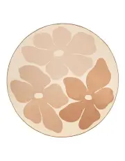 [Miss Amara] Zuli Flowers Rollie Pollie Round Playmat in Peach