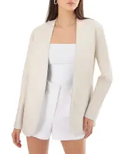 Lamarque Leighton Collarless Reversible Leather Jacket