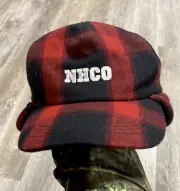 Men’s Neighborhood Buffalo Flap Cap Hat Japan Made New With Tags Wool Large