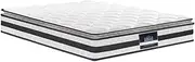 Giselle Bedding Queen Mattress Bed Mattresses Innerspring Bonnell Spring Foam Breathable Pillow Top 21cm Thickness, 5Yrs Warranty, White with Vacuum Packed