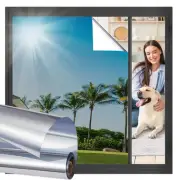 Window Tint for Home Window Privacy Film See Out Not in Reflective One Way Wi...
