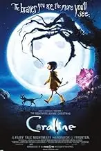 Coraline Movie Poster Print Semi-Gloss, Wall Art Print, Perfect for Framing A3, 29.7x42cm Home Decor Picture large Poster Only