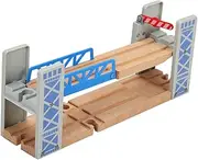 Angoily 1Set Wooden Train Track Bridge for DIY Track Compatible with All Railway Accessories for Enhances Imagination and Motor Skills