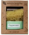 Peppermint Natural Sea Sponge & Goats Milk Soap