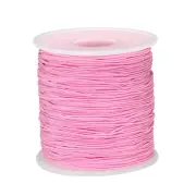 Elastic Cord Stretchy String 0.8mm 109 Yards Dark Pink for Crafts