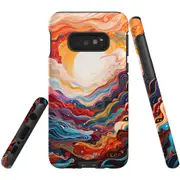 For Samsung Galaxy S10e Tough Protective Cover, Sunny Waves