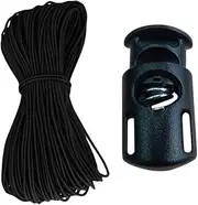 Replacement Durable Shoelaces Laces Shoe String,Rubber Elastic Band Locks Kit Stretchy Cord Spring Toggle Stopper Set Drawstring Shoelaces DIY Tools
