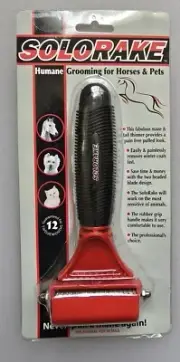 SoloGroom SoloRake Solo Rake Humane Mane & Tail Thinning Comb Grooming Rake