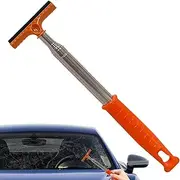 Car Rearview Wiper,Retractable Side Rearview Cleaner | Portable Side Rearview Cleaner, Car Squeegee Cleaner with Extendable Handle for Clear Visibility