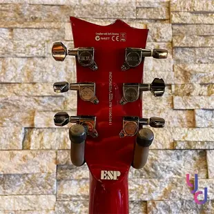 【二手美品 - 8成新】日本 ESP LTD EC 100QM 電 吉他 紅色 雲狀楓木 搖滾 eclipse