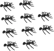 KICHOUSE Realistic Ants Toy Set for Halloween 10pcs Insects Props Fine Craftsmanship for Parties and Pranks
