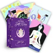 The Sacred Self-Care Oracle Cards 55pcs Cards Decks ,Funning Party Entertainment Games Suitable For Girls And Creative Gifts