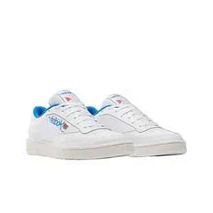 Reebok Club C 85 [100074476] 男女 休閒鞋 運動 經典 網球鞋 皮革 簡約 百搭 白 水藍