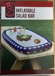 Patriotic Inflatable Serving Bar For Salad...Ice Tray...Food...Drink Graduations