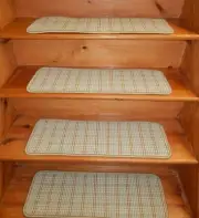 14 = STEPS 9" X 28" Tufted WOOL Carpet Stair Treads.