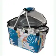 Karlstert Carry Basket with Zip Lid 44X28X15cm - Abstract