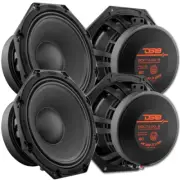 4x DS18 8OCT400-8 8" Octagon Midrange Loudspeakers 8-ohm 400 Watts Rms Speakers