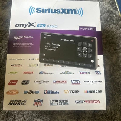SiriusXM Onyx EZR Satellite Radio Receiver Home Kit SXEZR1H1