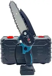 TMP 6" Mini Cordless Electric Chainsaw Rechargeable Battery Powered Wood Cutter