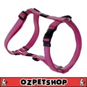 Rogz Utility Dog H Harness - Reflective Stitching - Pink - 4 Sizes