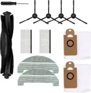 11Pcs Ihrv6-Blk Replacement Parts for Ihome Autovac Nova Self Empty Robot Vacuum