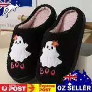 Halloween Ghost Plush Slippers Cute Spooky Slippers Anti Slip for Men Women