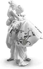 [LLADRÓ] The Happiest Day Couple. Figurine. Silver Luster