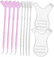 PLAFOPE Eyelash Lift Tool Kit 60pcs Lash Grafting Tools Shaped Brush for Salon Home