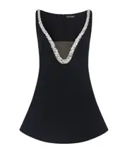 A-Line Dress UK6 BLKSLVR