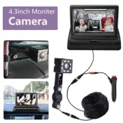 LED Night Vision Car Seat Camera Baby Monitor w/ 4.3 inch Folding Display Screen