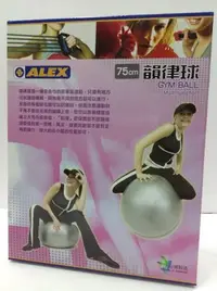 在飛比找Yahoo!奇摩拍賣優惠-ALEX 韻律球 直徑75cm 重量1500g 銀灰色