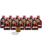 11L Motul 8100 XMAX 0W40 Wix Filter Motor Oil Change Kit For BMW LL-01 API SN (for: BMW)