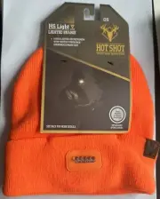 Hot Shot 5 LED Knit Beanie Fleece Work Light Hat ~ NEW