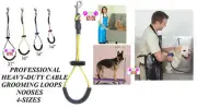 PRO Grooming HEAVY DUTY STEEL CABLE LOOP RESTRAINT NOOSE for Table Arm,Bath Dog