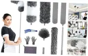 Microfiber Feather Duster with Extension Pole 30 to 100 inches,
