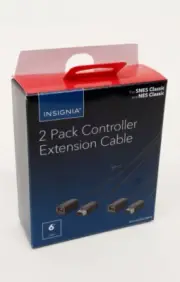 Insignia 2-Pack Extension Cable 4 Nintendo NES SNES Mini