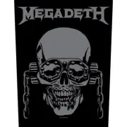 Megadeth Vic Rattlehead Back Patch Official Metal Band Merch